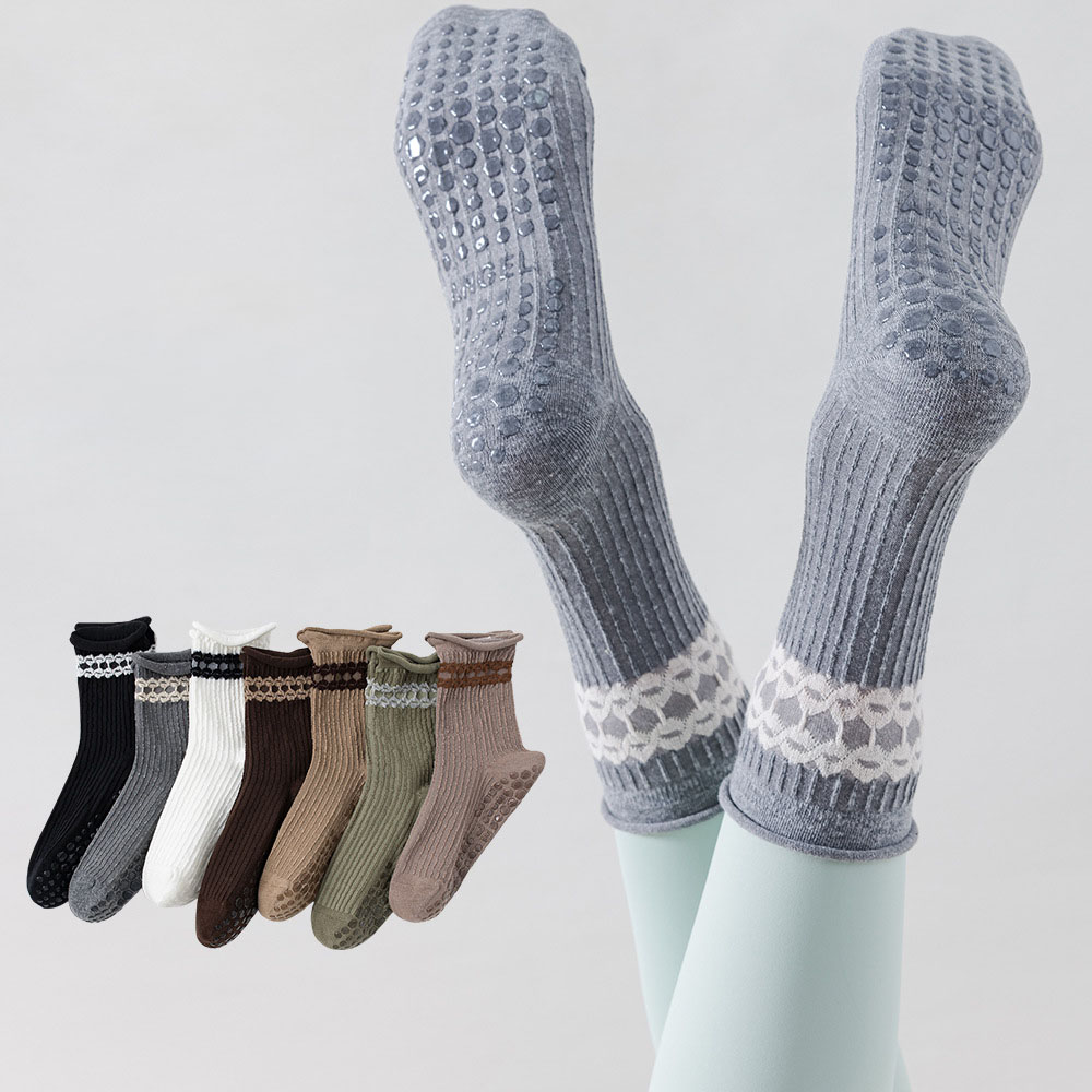 Yoga Socks Women Cotton Roll-e - đánh giá và giá Medias Para Pilates Y Yoga