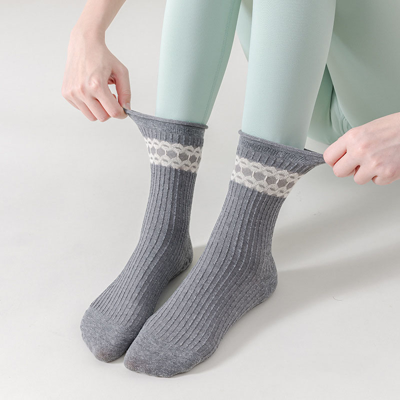 Yoga Socks Women Cotton Roll-e - đánh giá và giá Medias Para Pilates Y Yoga