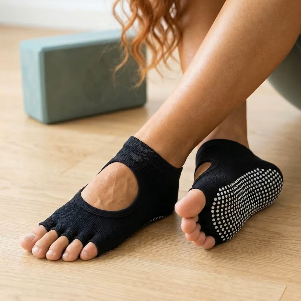 Backless Five Toe Yoga Socks O - đánh giá và giá Medias Para Pilates Y Yoga